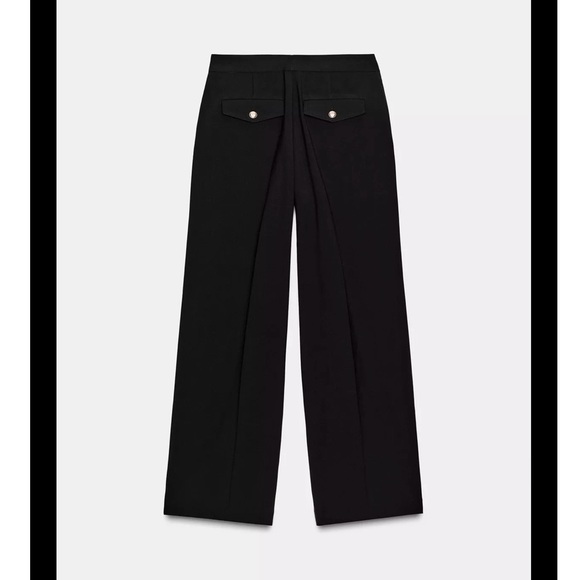 NWT Zara High-waisted Wide Leg Pants - Picture 7 of 8